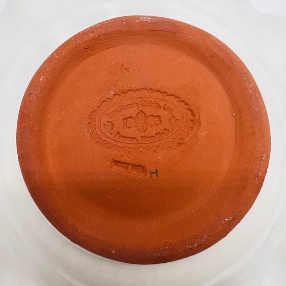 Mackenzie-Child’s Aalsmeer Vintage Aalsmeer Ruffled Blue and Yellow Ceramic Bowl - Picture 4 of 9